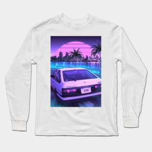 AE86 sunset Long Sleeve T-Shirt